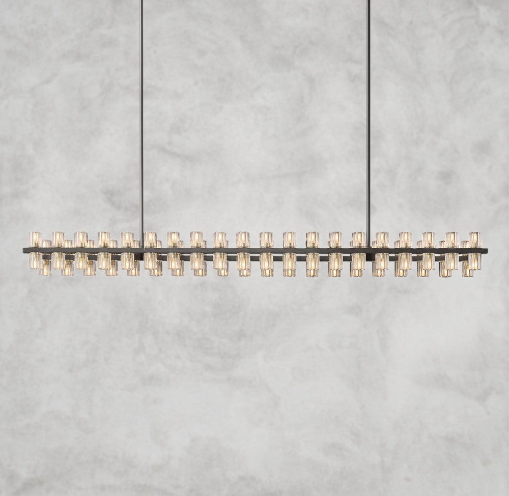 Arcachon LED Rectangular Chandelier 54", 72"